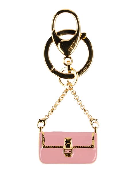 fendi keychain pink|fendi key rings for men.